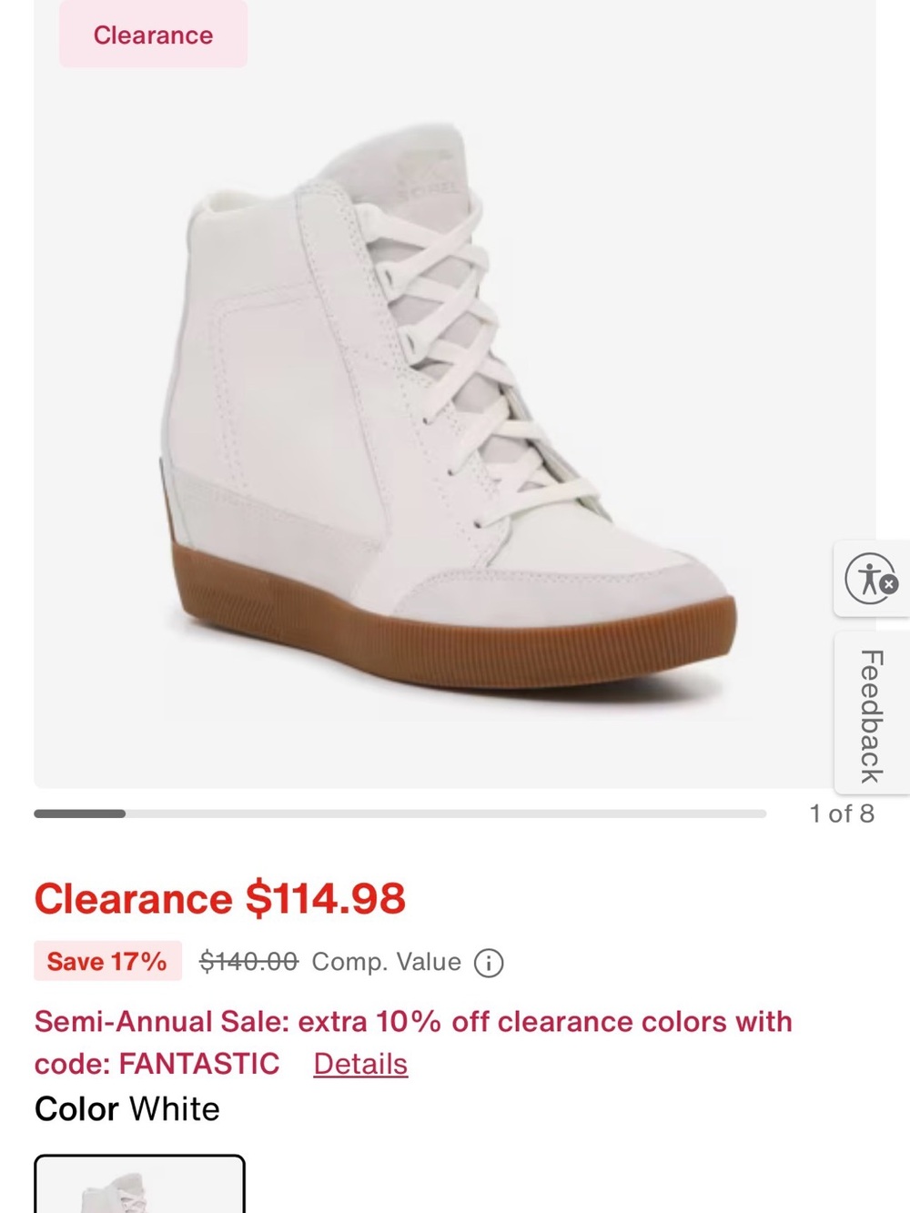 Sorel Out N About Wedge Sneaker
